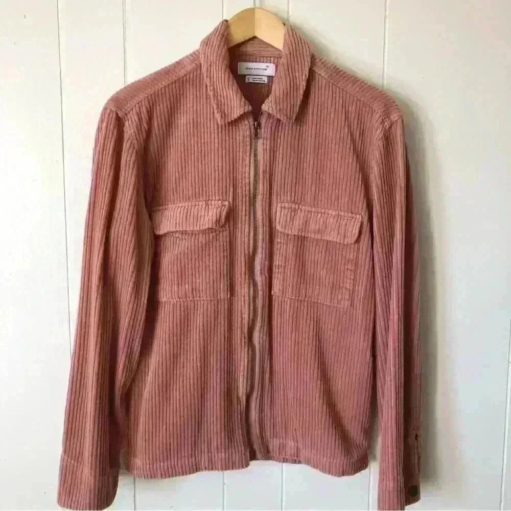 Urban Outfitters Ryder Corduroy Zip Up Cotton Shirt Jacket Size XS - Picture 5 of 14
